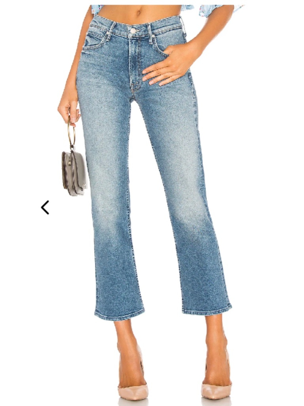 MOTHER “The Duchie Ankle” Jeans Medium Wash Size 26